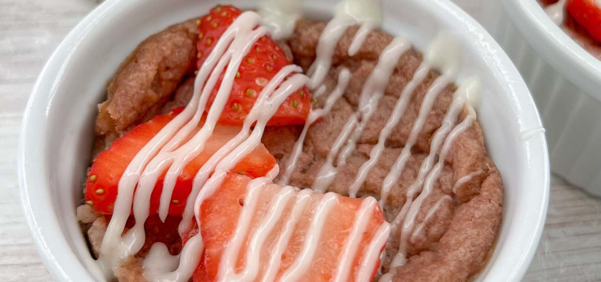 Strawberry Baked Oatmeal Recipe - No Sugar Added
