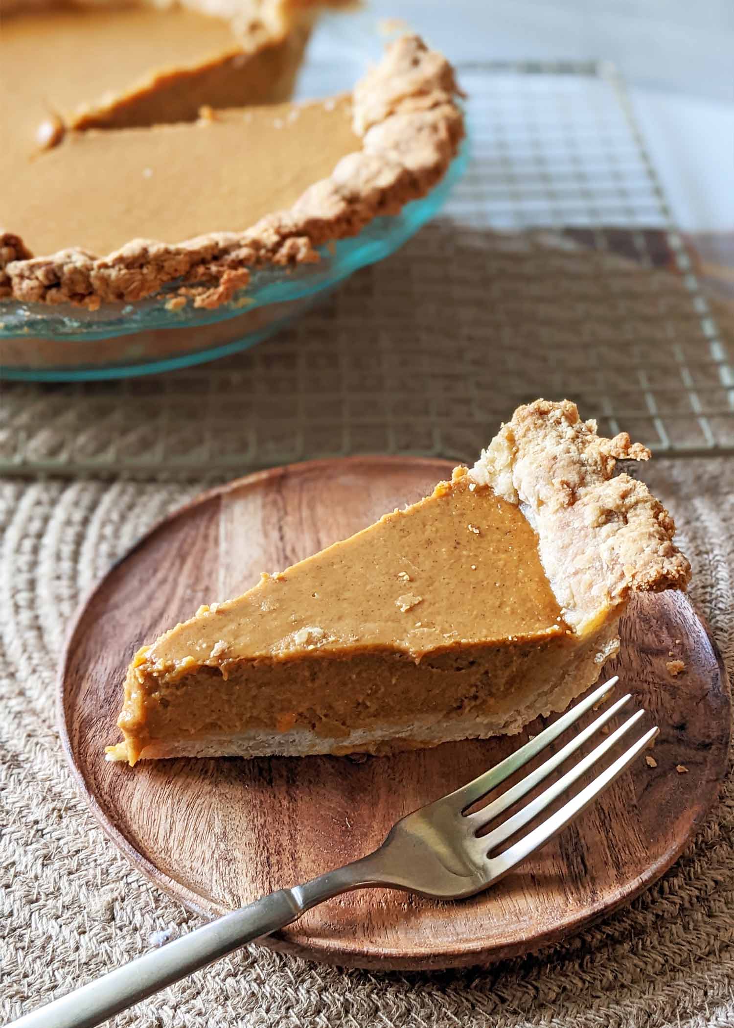 Sweet Potato Pumpkin Pie - No Sugar Added Recipe